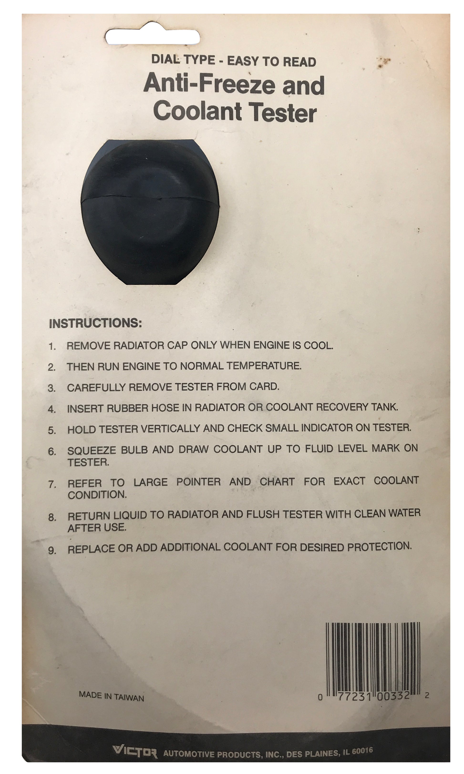 Professional Anti-Freeze & Coolant Tester Radiator Water Test Check Measure