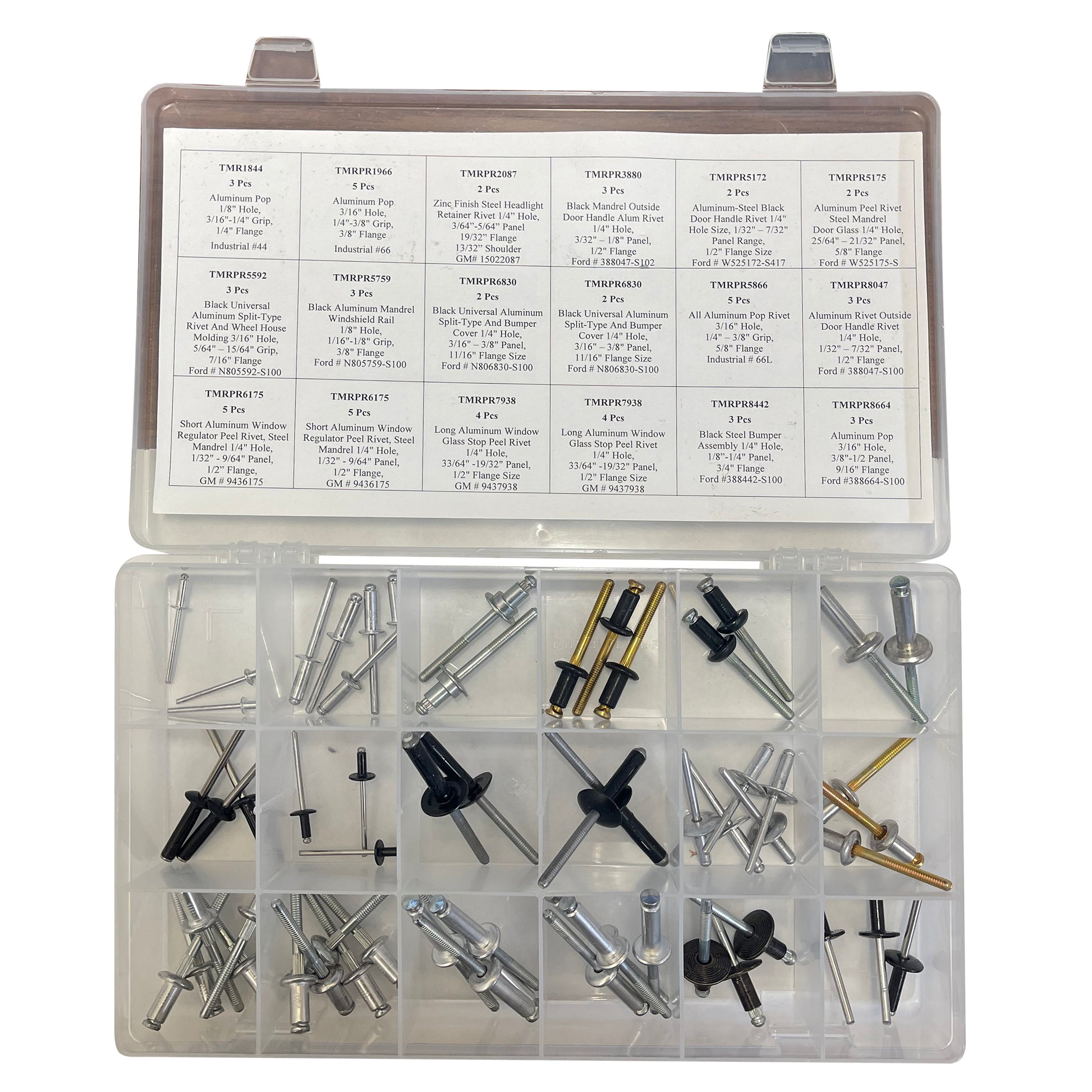 All Metal Rivet Assortment (59 Pcs)