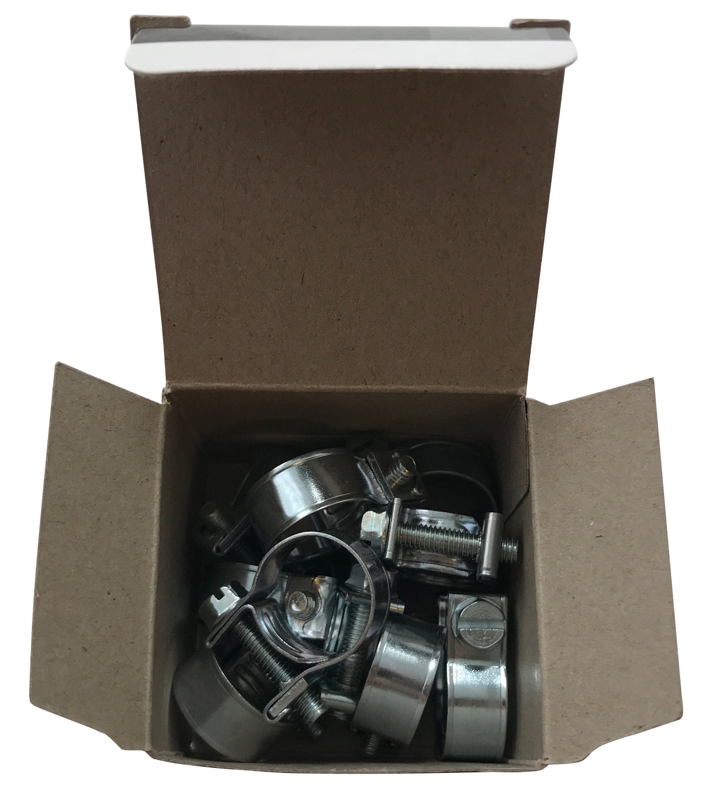 Fuel Injection Hose Clamps Solid Band 3/8" - 10 per box