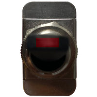 Red Heavy Duty LED Illuminated ON / OFF Metal Toggle Switch SPST - 30 Amps @ 12 Volts