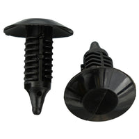 Black Nylon Trim Panel Clip Retainers - 5/16" Hole - 31/32" Stem - 3/4" Head - 25 Pack