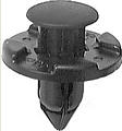 Black Nylon Push-Type Retainer  Head Diameter 20mm, Stem Length 9mm,Fits Into 8mm Hole Nissan # 0155