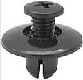 Black Nylon Splash Shield Blind Rivet Head Diameter 20mm, Stem Length 9mm, Fits Into 8mm Hole Honda