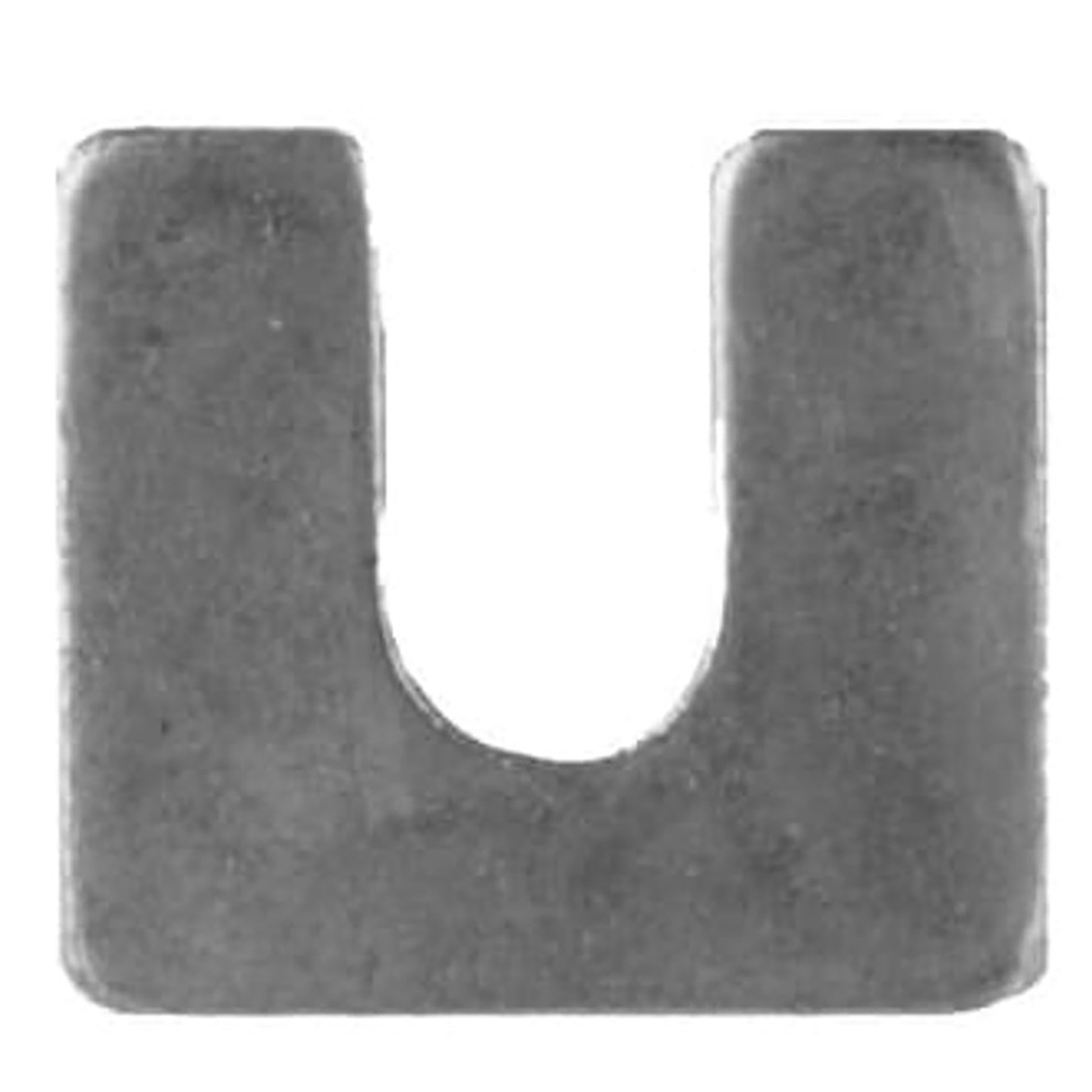 Zinc Plated Steel Body Shims - 1/16" Thick - 3/8" Slot - 1 1/4" x 1 1/8" O.D. - 100 Pack