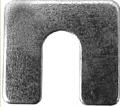 Steel Body Shim Bright Zinc Finish 1/8" Thick, 3/8" Slot, 1 1/4" x 1 1/8"