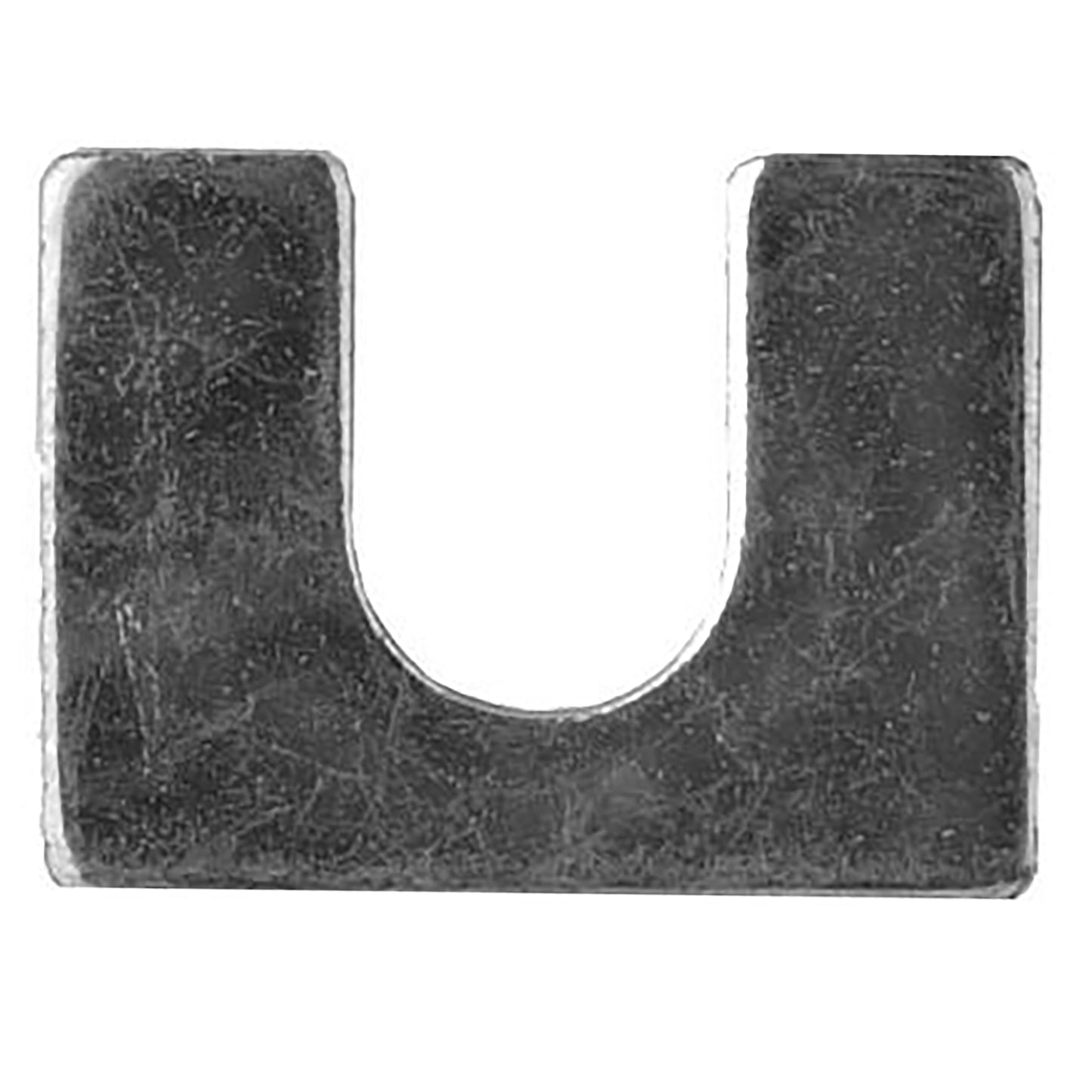 Zinc Plated Steel Body Shims - 1/8" Thick - 3/4" Slot - 2" x 1-1/2" O.D. - 50 Pack