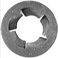 Dacromet Finish Push On Type Bumper Strip Retainer 8 -1.25mm Bolt Size, 24mm Flange O.D. GM # 10009