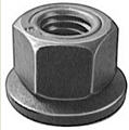 Loose Barbed Washer Black Phosphate Finish Metric Hex Nut 8 - 1.25mm, 13mm Hex Size, 24mm O.D. GM #