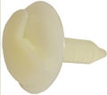 White Nylon Retains Conduit To Sheet Metal In GM Doors Bottom Head Diameter 15/16, Top Head Diame