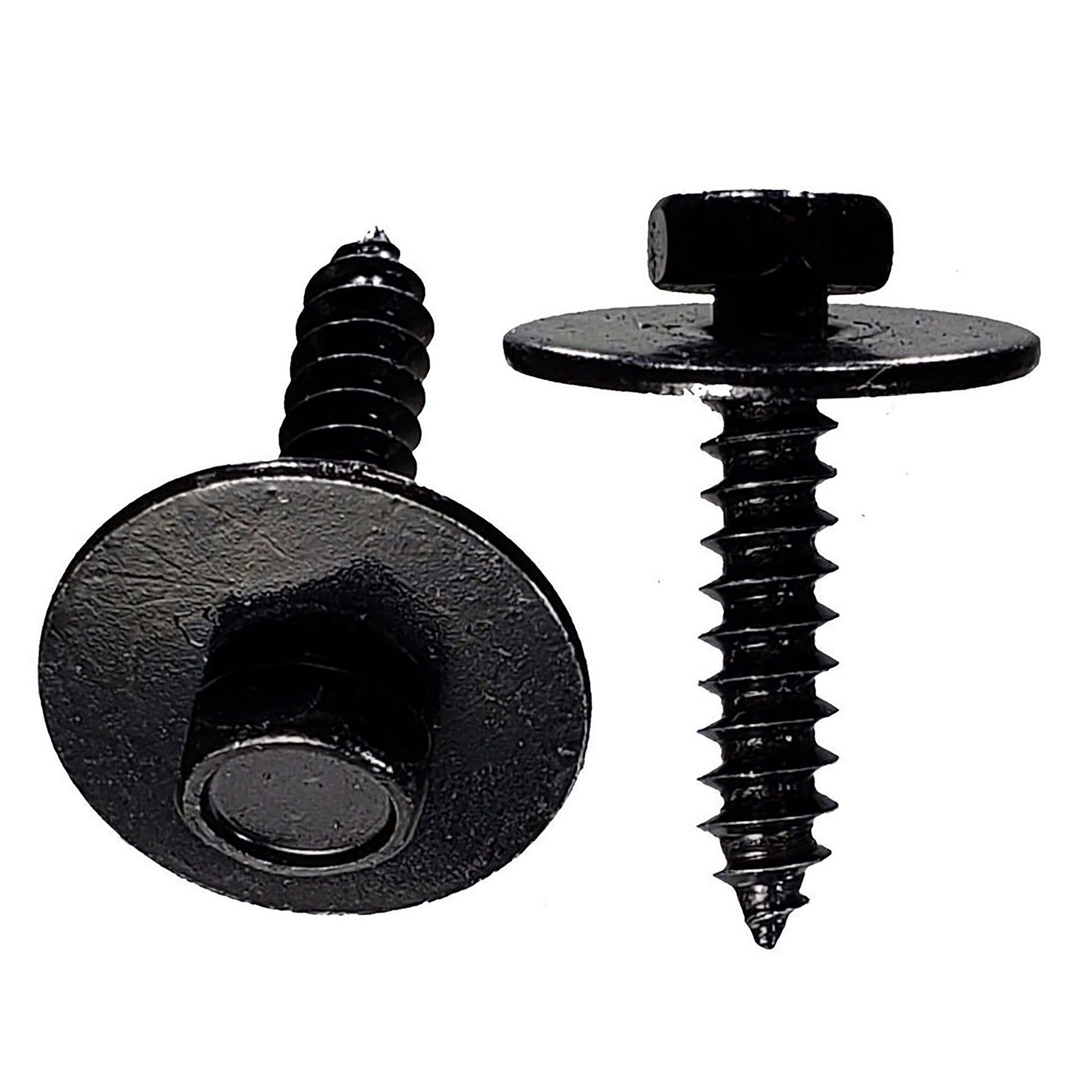 Black Hex Head Trim Screws - 4.2 x 1.41 x 20 MM Screw Size - 7 MM Head - 50 Pack