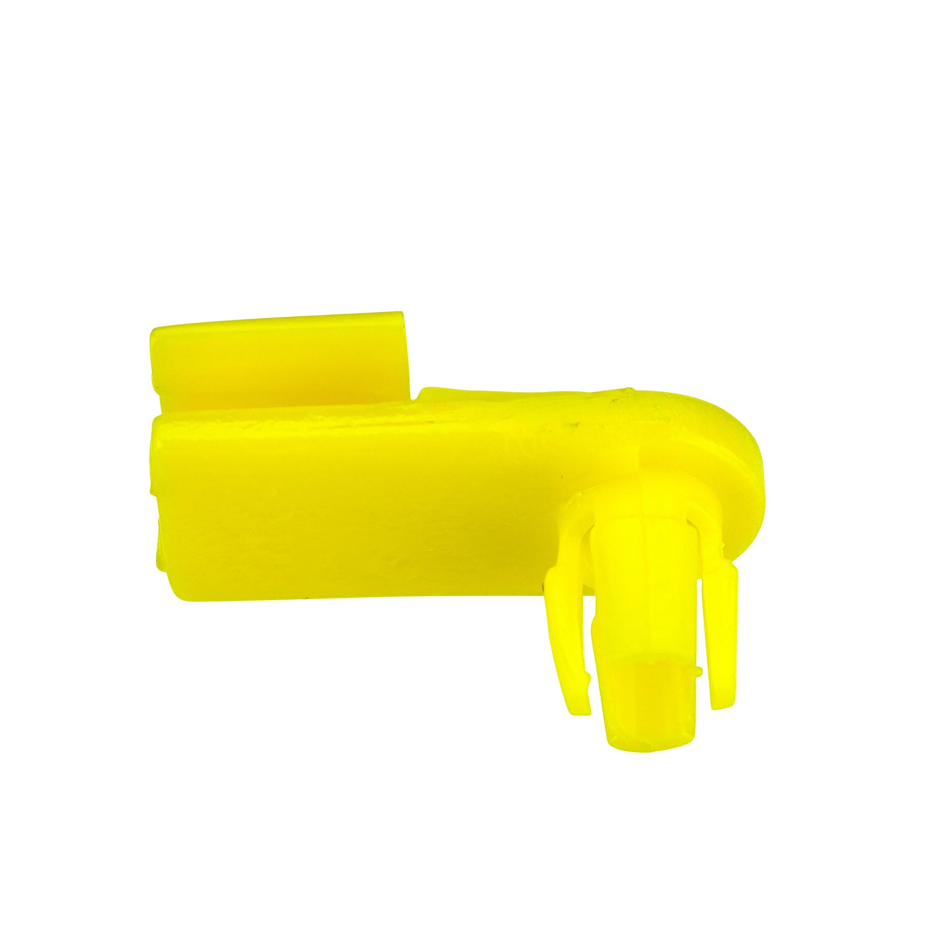 Left Hand Side Yellow Nylon Door Lock Rod Clips Retainer - 5/32" Rod 17/64" Hole - 25 Pack