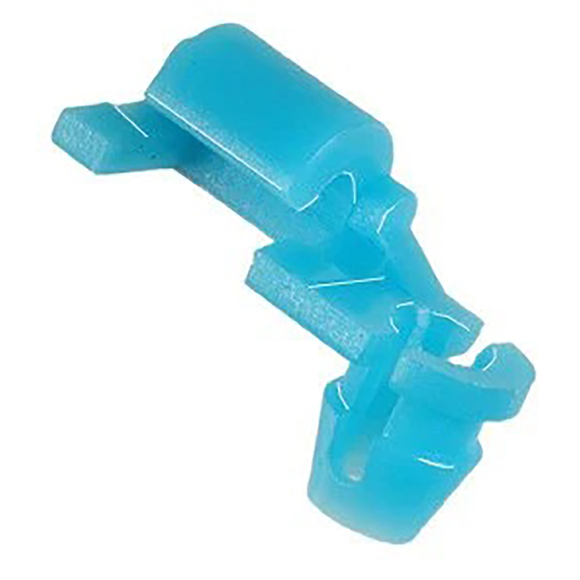 Blue Nylon Door Rod End Clips Retainer - 4.2 MM Rod 7 MM Hole - 25 Pack