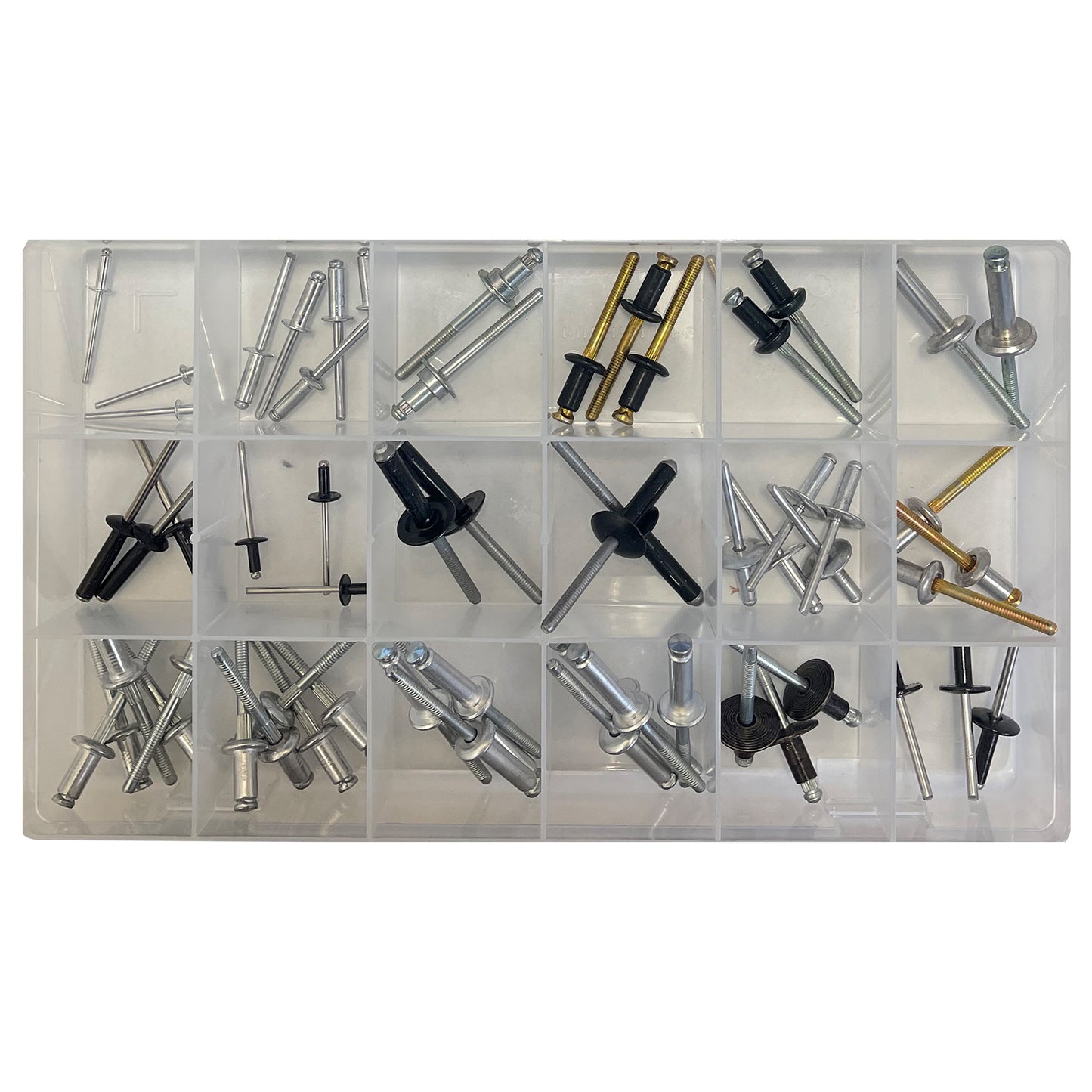 All Metal Rivet Assortment (59 Pcs)