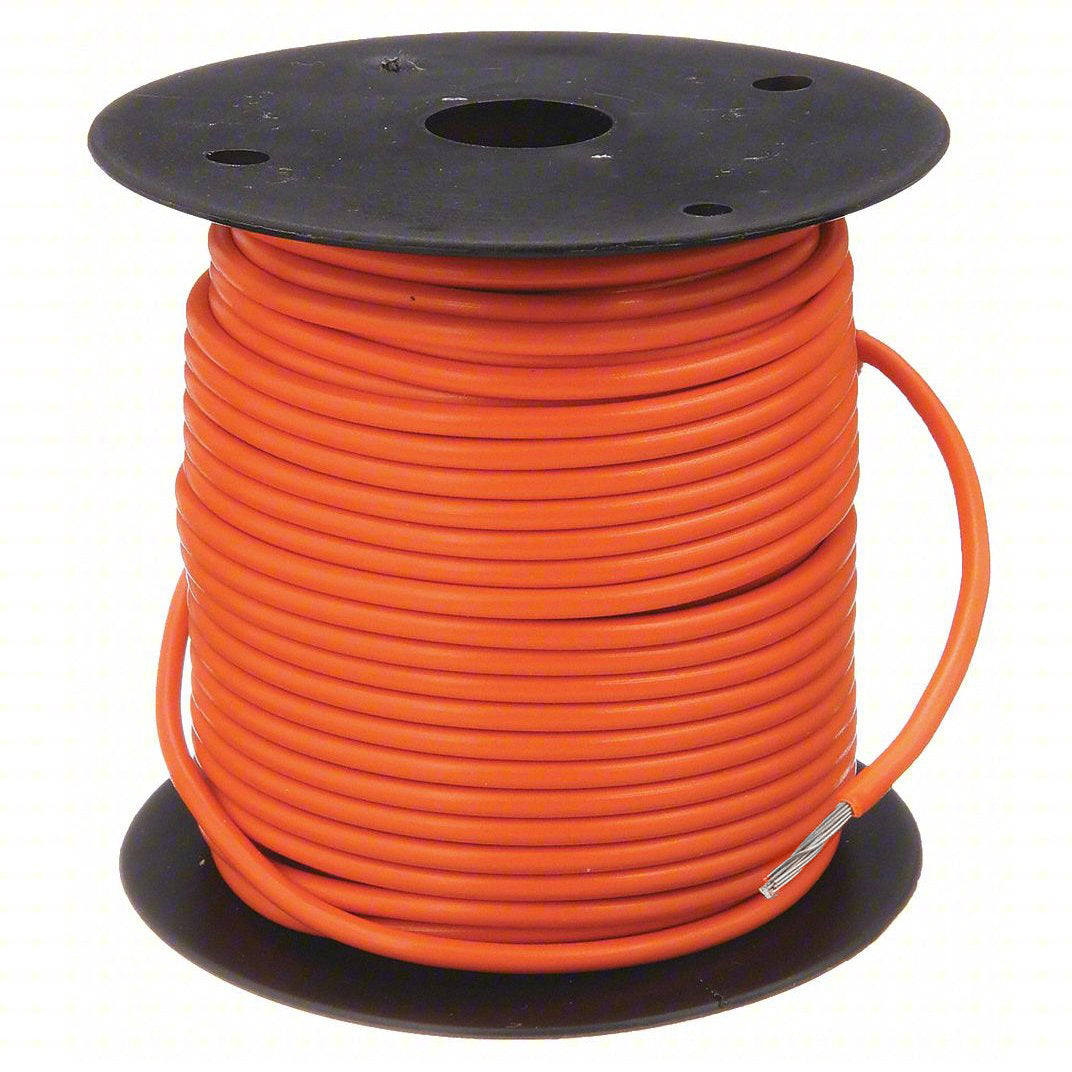 18 Gauge Orange Marine Tinned Copper Primary Wire - 500 FT