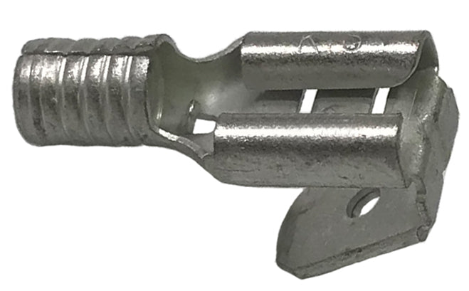 Non-Insulated Piggy Back Terminal 12-10 Gauge .250 Tab - 100 Pack