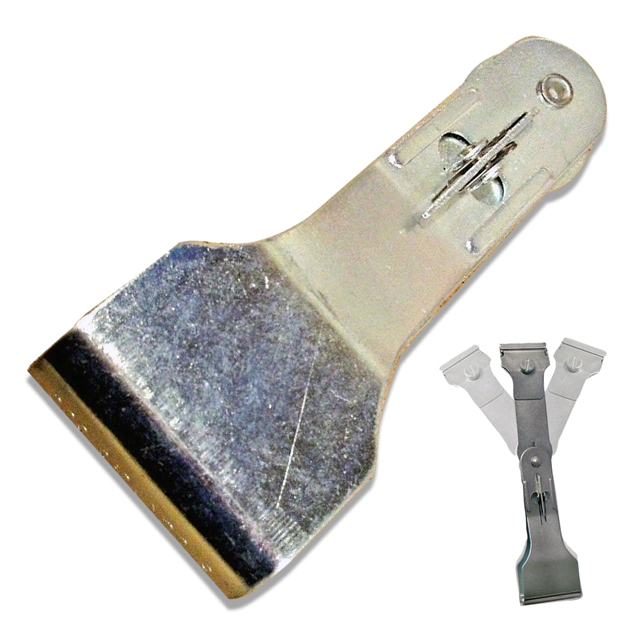Standard Metal 3-Way 8" Safety Razor Blade Holder Scraping Tool