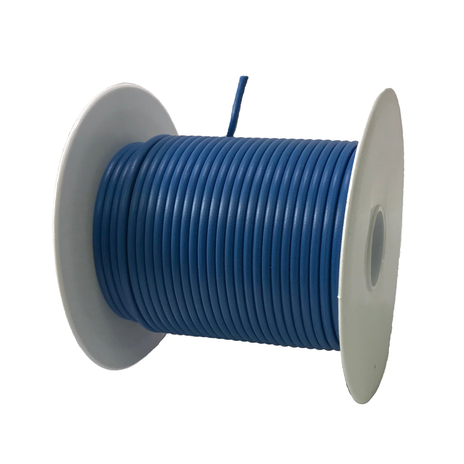 22 Gauge Blue Marine Tinned Copper Primary Wire - 100 FT