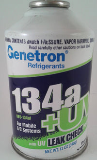 Genetron R134a+ UV with UV Leak Check Formula, 12 oz.