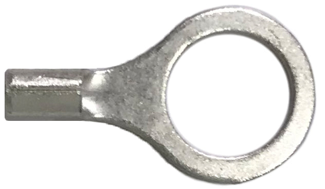 Non-Insulated Ring Terminal 16-14 Gauge 3/8" Stud - 100 Pack