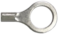 Non-Insulated Ring Terminal 16-14 Gauge 3/8" Stud - 100 Pack