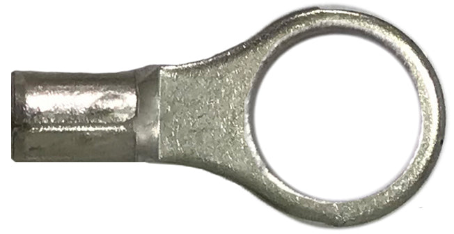 Non-Insulated Ring Terminal 8 Gauge 3/8" Stud - 1000 Pack