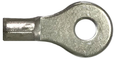 Non-Insulated Ring Terminal 8 Gauge #8 Stud - 100 Pack