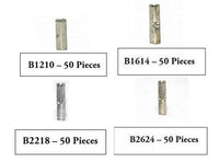 Non-Insulated Butt Connector Assortment Kit 26-10 Gauge - 200 Pieces