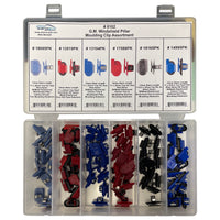 90 Piece Interior & Trunk Trim G.M. Windshield Pillar Molding Clip Assortment Kit