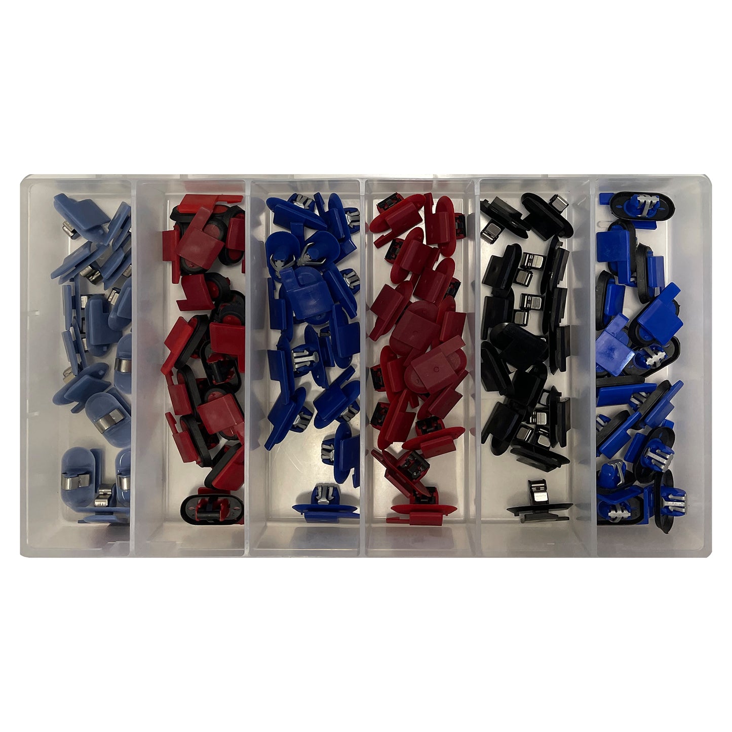 90 Piece Interior & Trunk Trim G.M. Windshield Pillar Molding Clip Assortment Kit