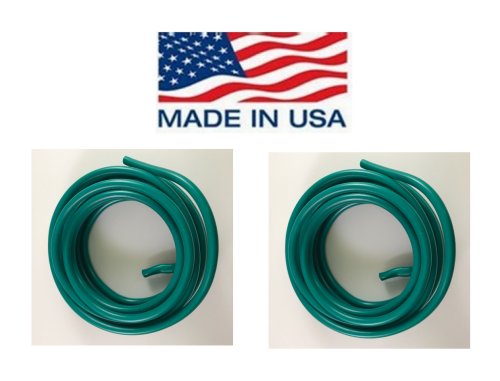 20 Feet Total 10GA Primary Green Wire - 2 Pack 10 Feet Each Pack - USA Made