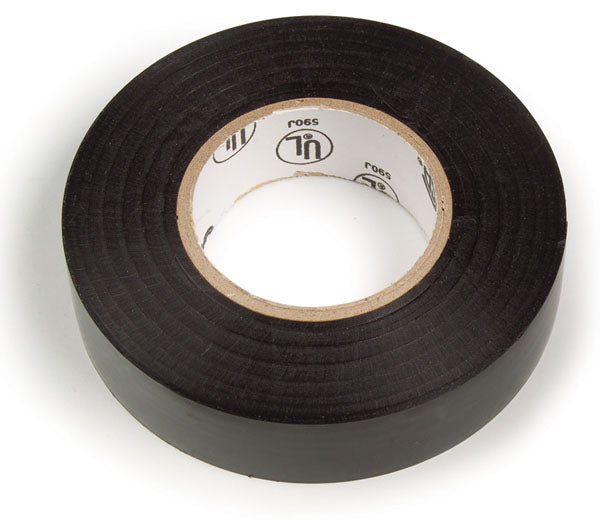 Black PVC Insulated Electrical Tape - 3/4" x 66' FT - 10 Pack