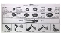 91 Piece Pinch Type Hose Clamp And Crimper Assortment