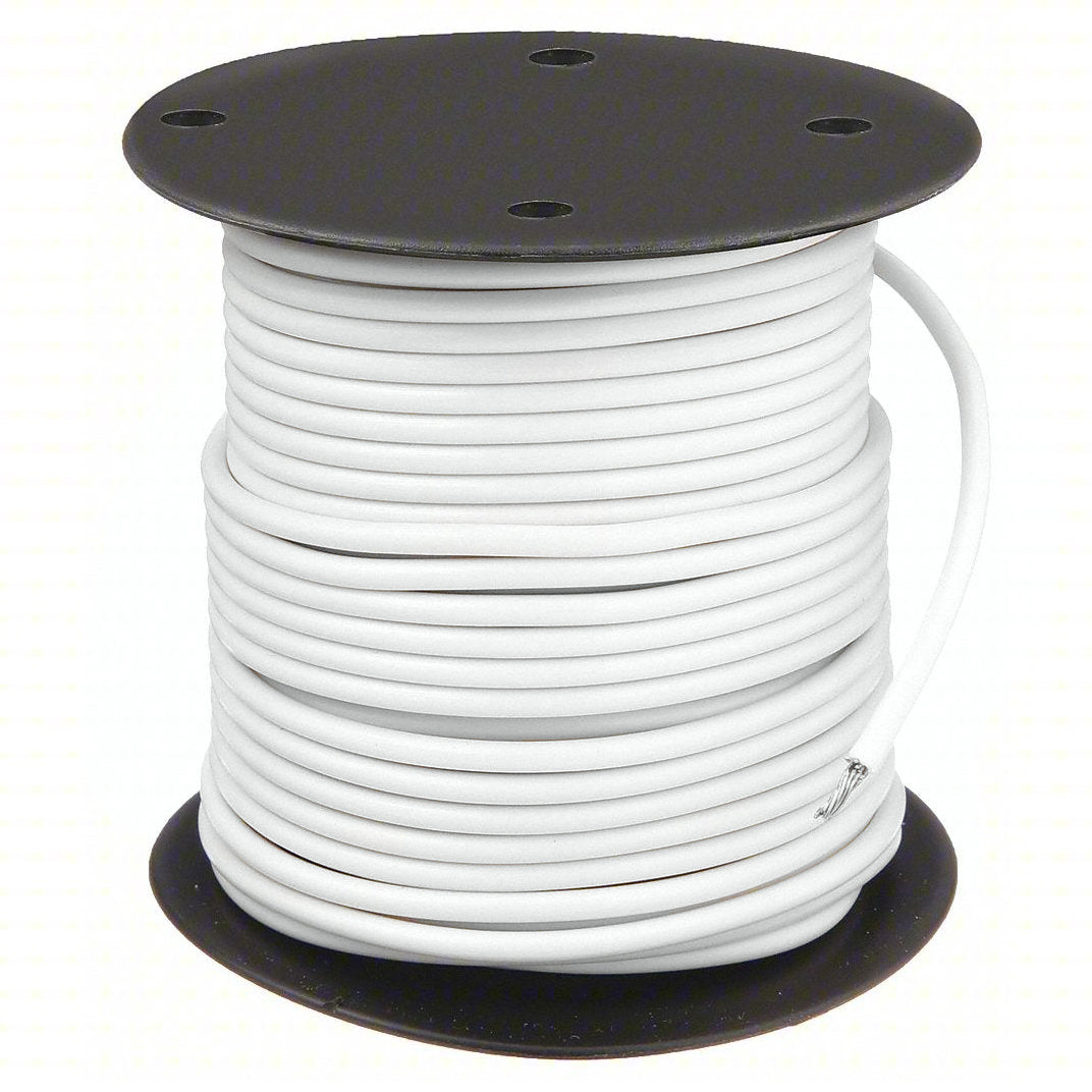 16 Gauge White Marine Tinned Copper Primary Wire - 500 FT