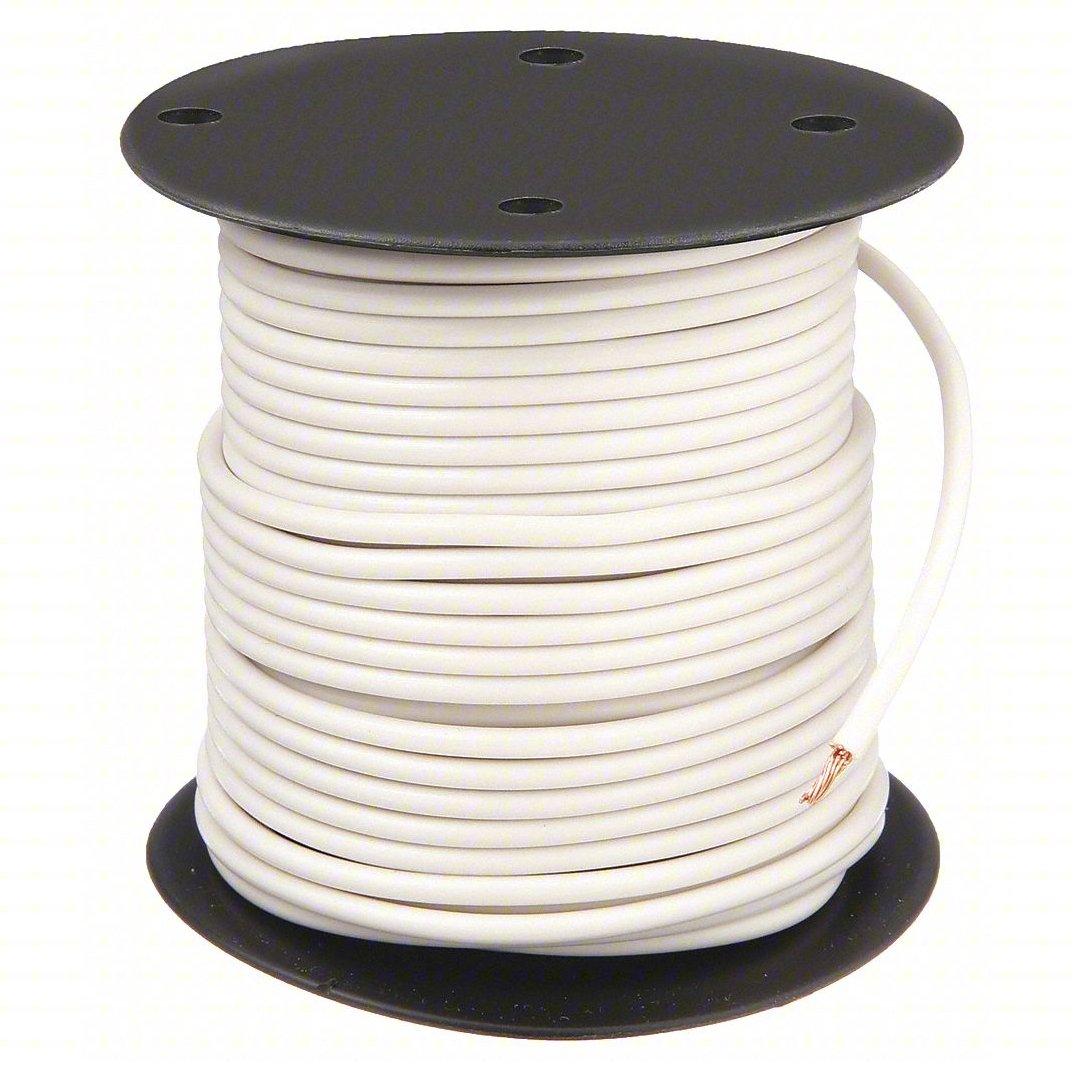 18 Gauge White Primary Wire - 500 FT