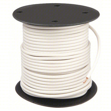 10 Gauge White Primary Wire - 500 FT