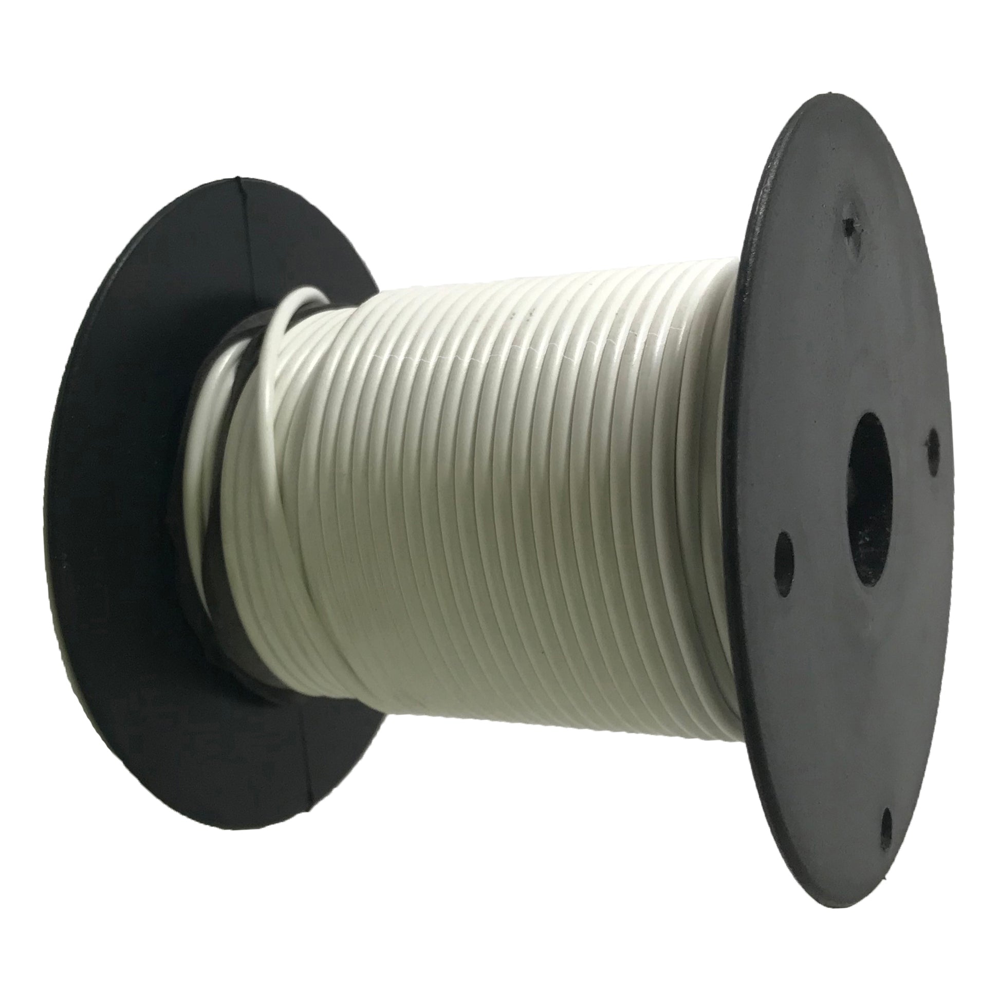 8 Gauge White Primary Wire - 100 FT