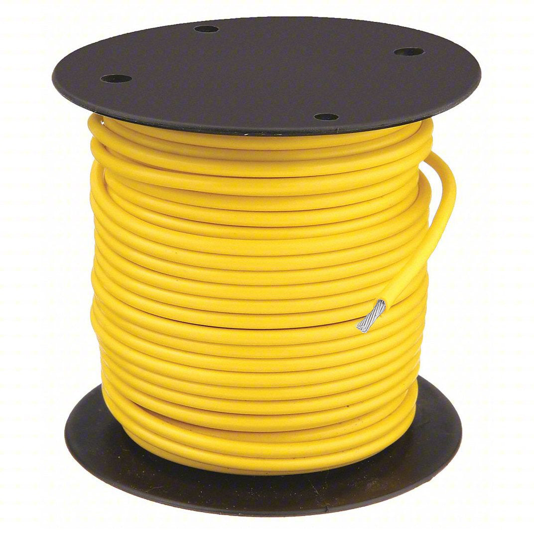 14 Gauge Yellow Marine Tinned Copper Primary Wire - 500 FT