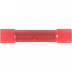 Nylon Insulated Red Flared Butt Connector 22-18 Gauge - 100 Pack