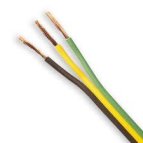 Triplex 16/3 Trailer Wire - Brown Green Yellow - 25 FT Cable
