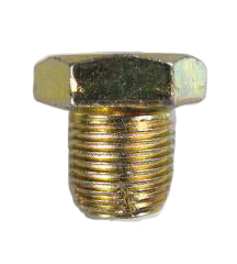 1/2" - 20 Double Oversized Machined - 3/4" Hex Drain Plug with gasket