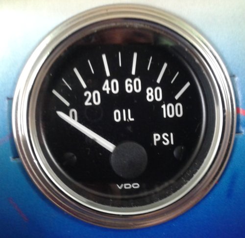 VDO Marine 2-1/8"Diam, 0-100 PSI Oil Pressure Gauge