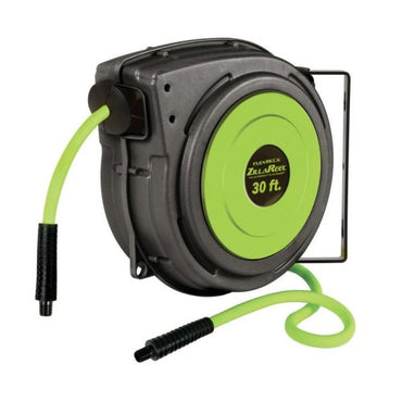 ZillaReel L8230FZ Flexzilla Retractable 30' x 3/8" Hybrid Polymer Air Hose Reel