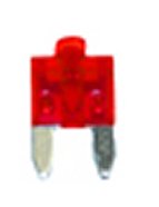 LED ATM / APM / MIN Mini Automotive Blade Fuse - 10 Amp - 25 Pack