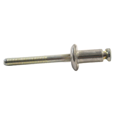 Short Aluminum Window Regulator Peel Rivet, Steel Mandrel 1/4" Hole, Range 1/32"-9/64", 100 Pack