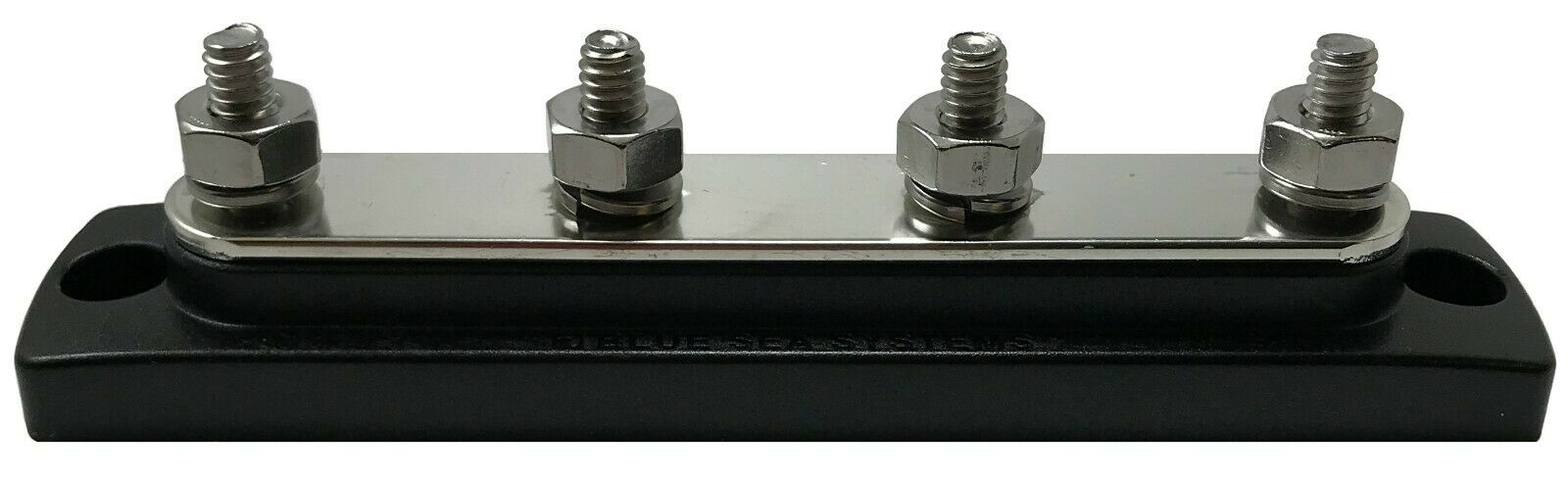 Blue Sea Systems 2303 Marine Bus Bar 4 X 1/4" Stud - 150 Amp / 300V AC / 48V DC